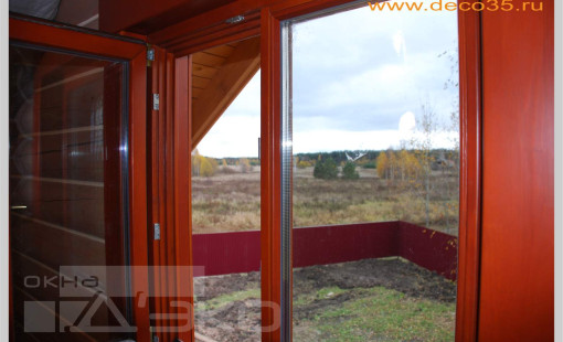 Изготовление и установка деревянных окон со стеклопакетами